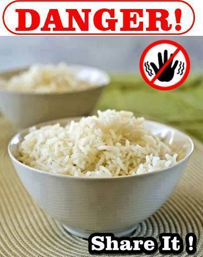 Do not Reheat Rice from a Restaurant