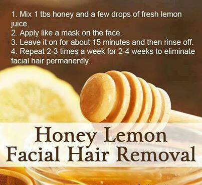 Honey Lemon Facial Hair Removal