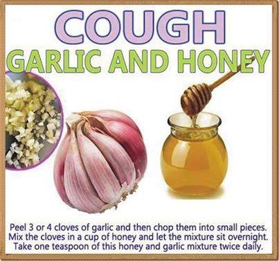 LOSE YOUR COUGH or COLD WITH GARLIC or HONEY