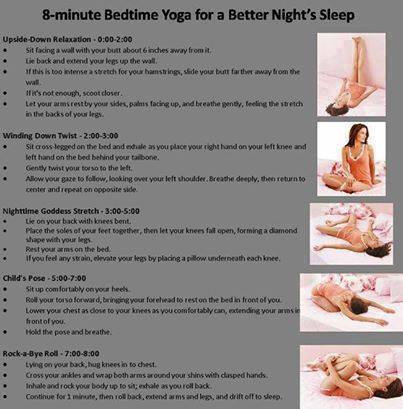 8 Minute Bedtime Yoga For a Better Nights Sleep
