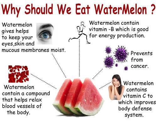 Why should we eat watermelon