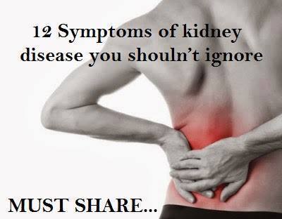 12 symptoms of kidney disease you shouln not ignore