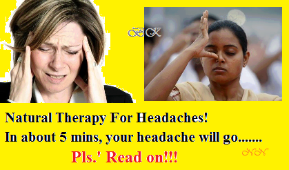 Natural Therapy For Headaches